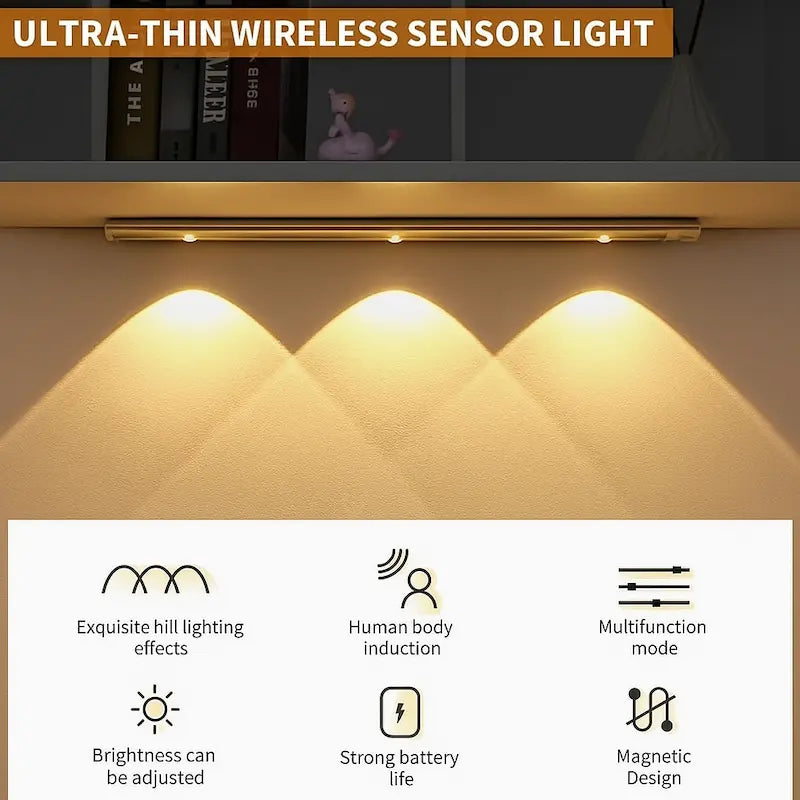 UltraGlow™ 3-Mode LED Ring Light with Motion Sensor | Rechargeable & Portable